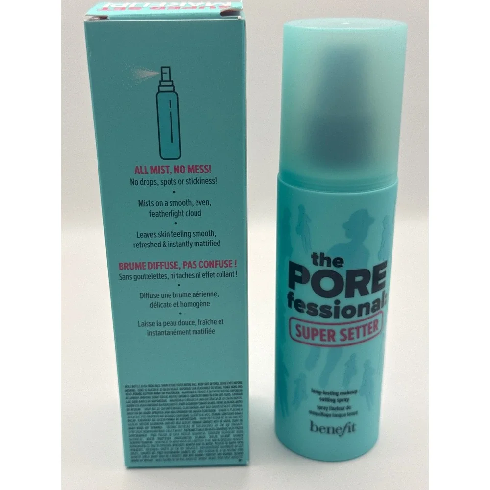 Benefit Cosmetics The POREfessional Super Setter Long Lasting Setting Spray BNIB